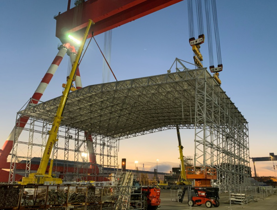 Charpente métallique ROMA2S — fabrication industrielle